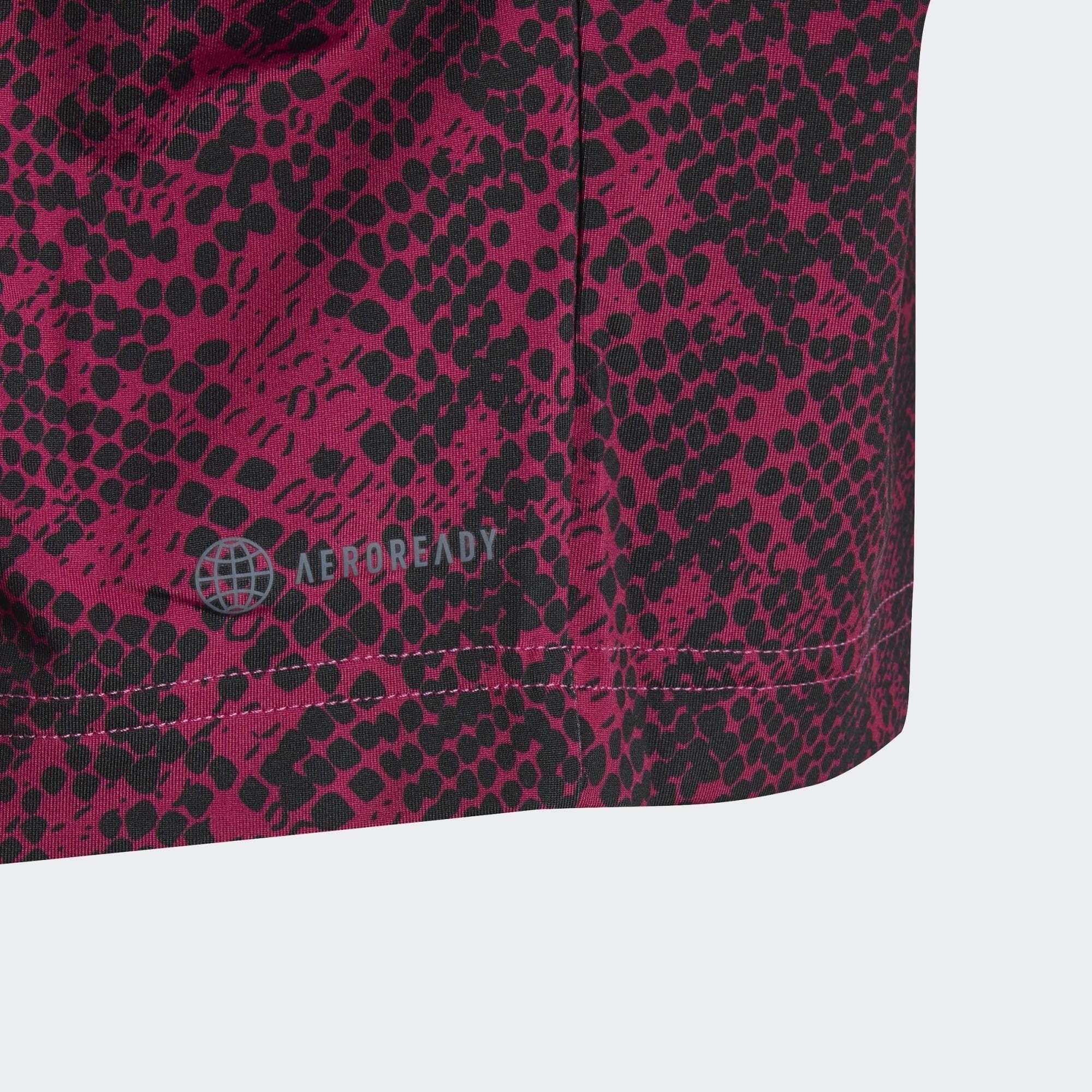 adidas Performance Funktionsshirt AEROREADY ANIMAL-PRINT T-SHIRT