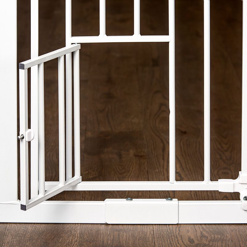 Carlson Absperrgitter Pet Gate extra hoch mit Katzentür | bitiba