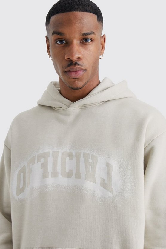Oversize Official Trainingsanzug mit Print