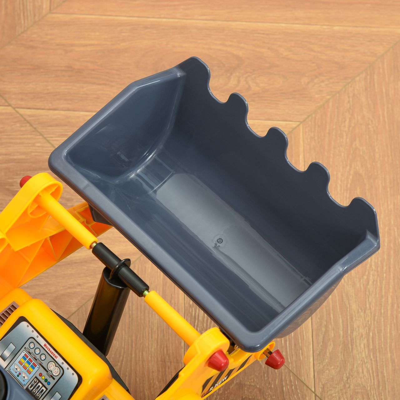 HOMCOM Sitzbagger für Kinder Kinderbagger Rutsch Auto für Kinder 2-3 Jahre