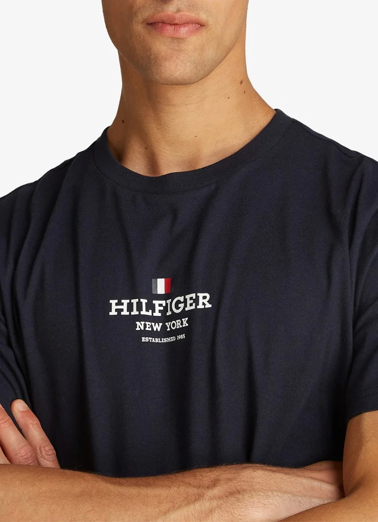 Tricou Tommy Hilfiger cu logo imprimat