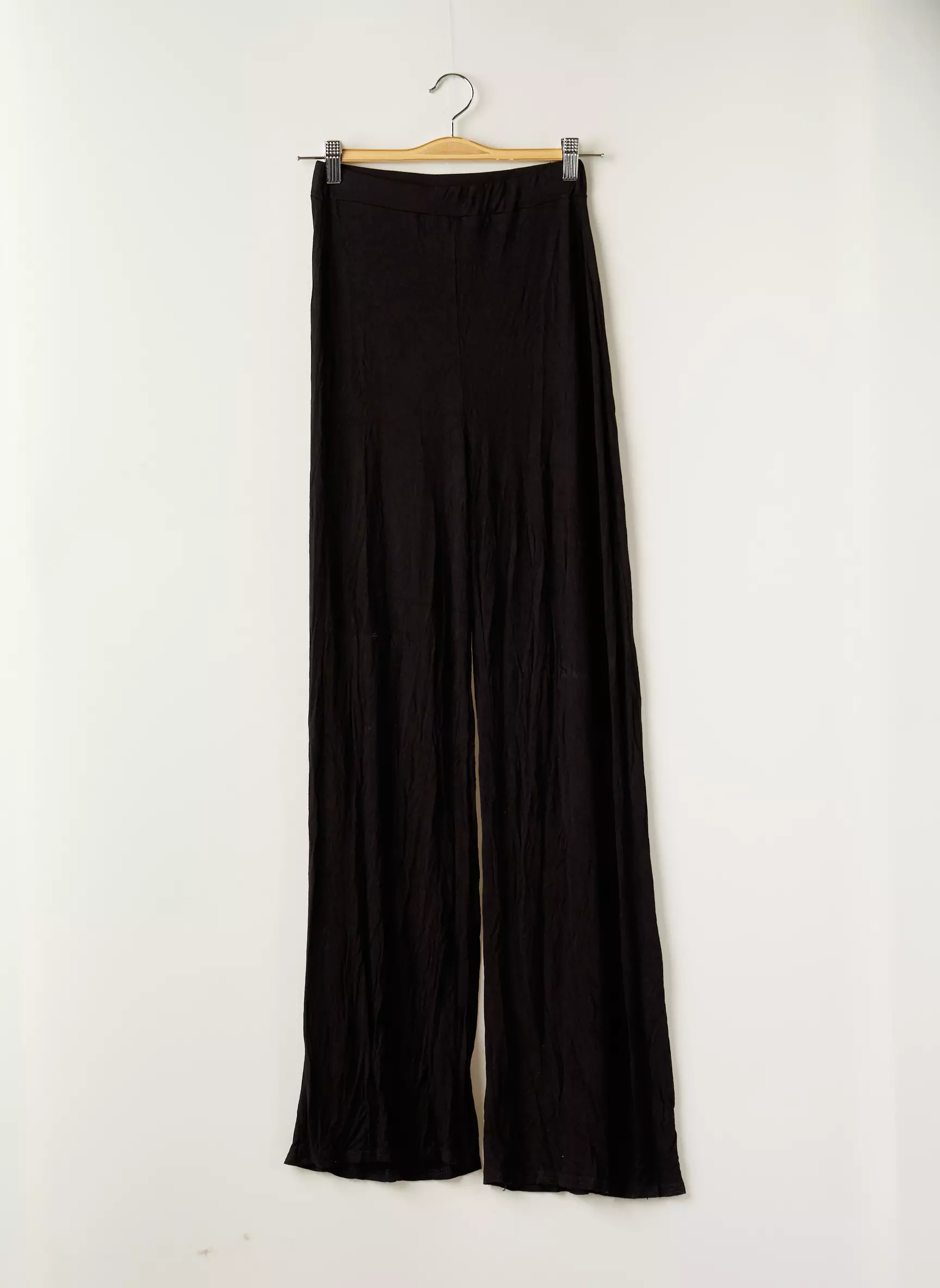 Nasty Gal Pantalons Larges Femme couleur noir