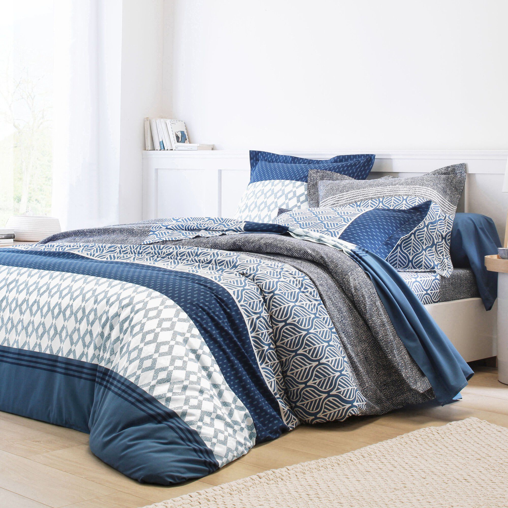 Linge de lit Tommy imprimé géométrique