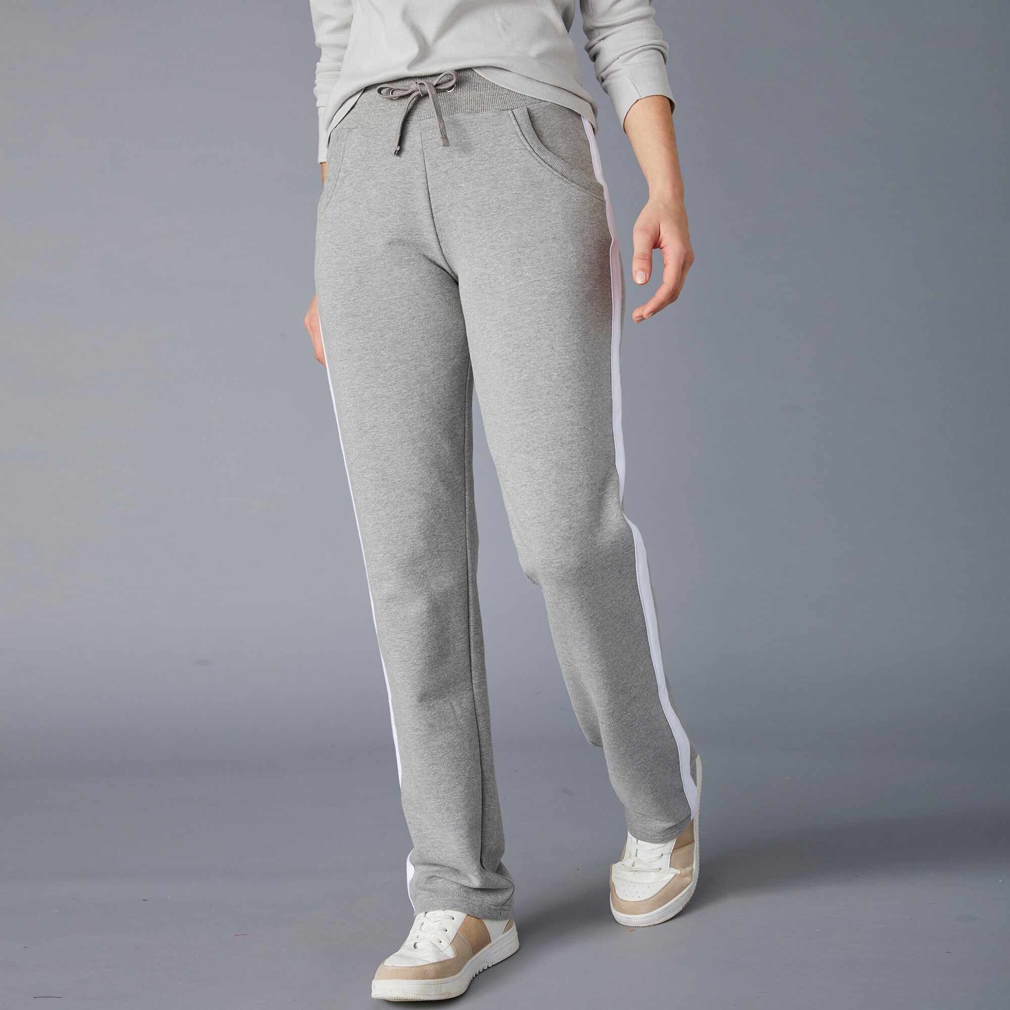 Pantalon jogging bicolore