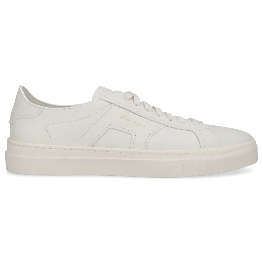 Santoni - Sneaker low 21967 Kalbsleder - weiß