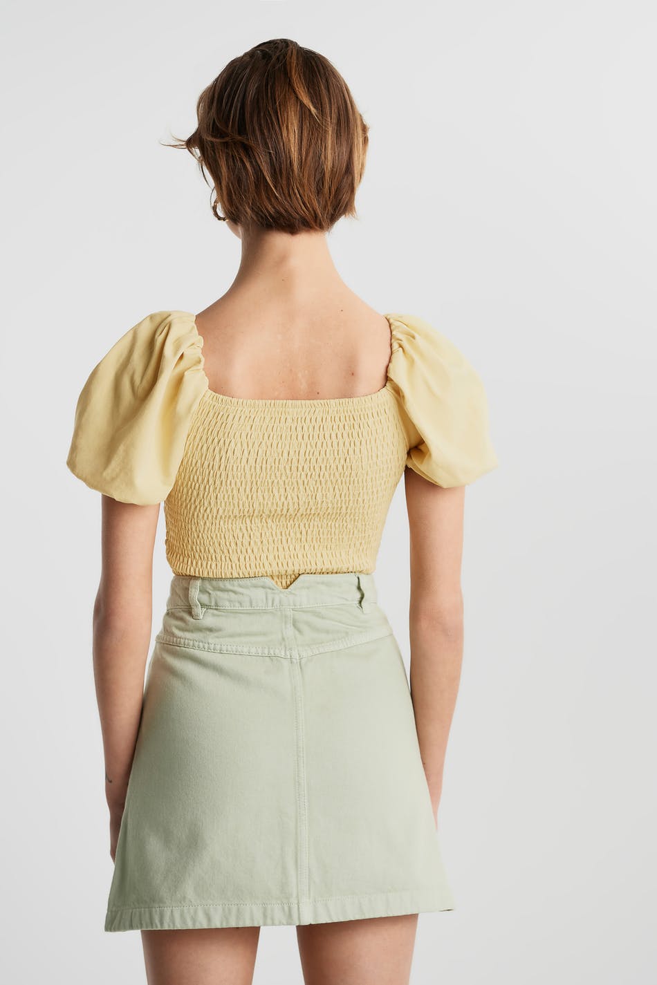 Nelma puff sleeve top