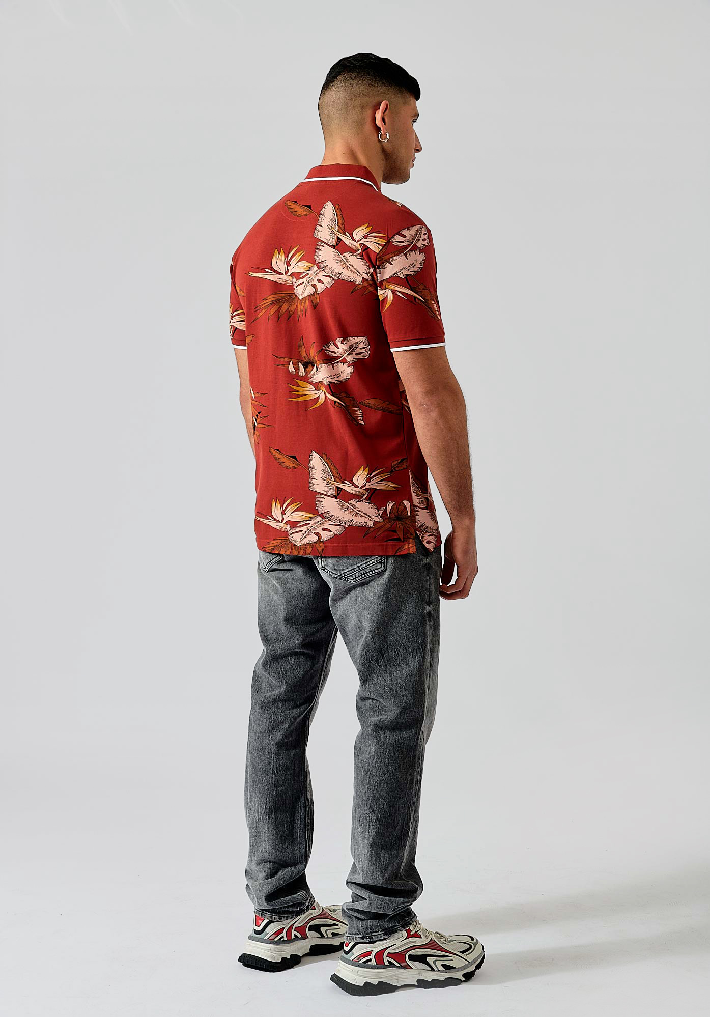 BERNI  Polo imprimé homme 100% coton