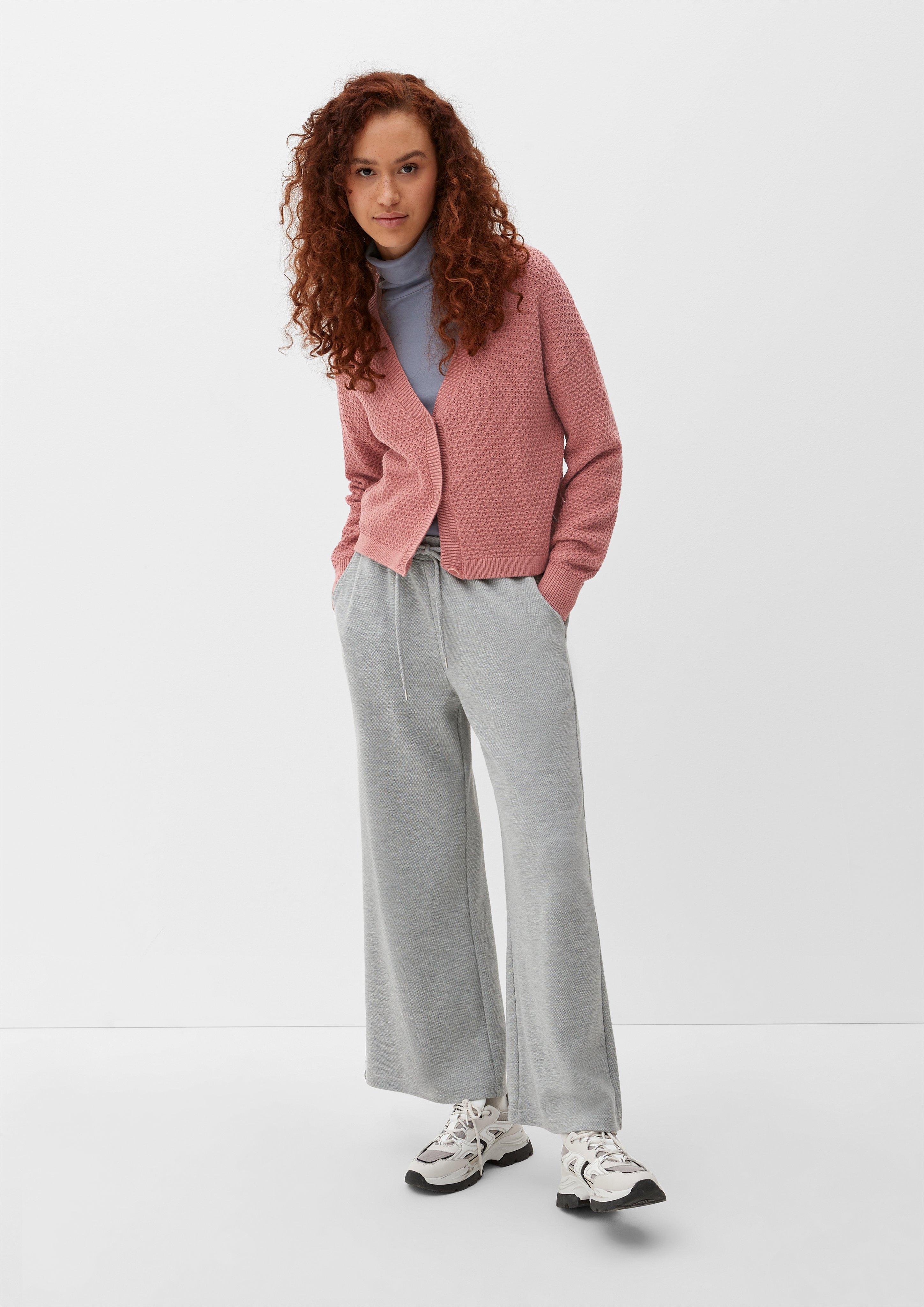 Strickcardigan mit feinem Muster  2125126-2068