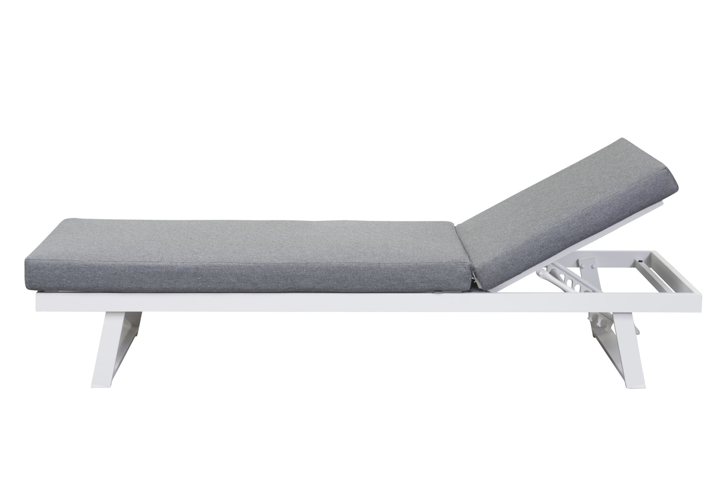 LC Garden Loungesofa LC Garden Sunewo Multifunktionssofa weiß 3-Sitzer Polstergarnitur
