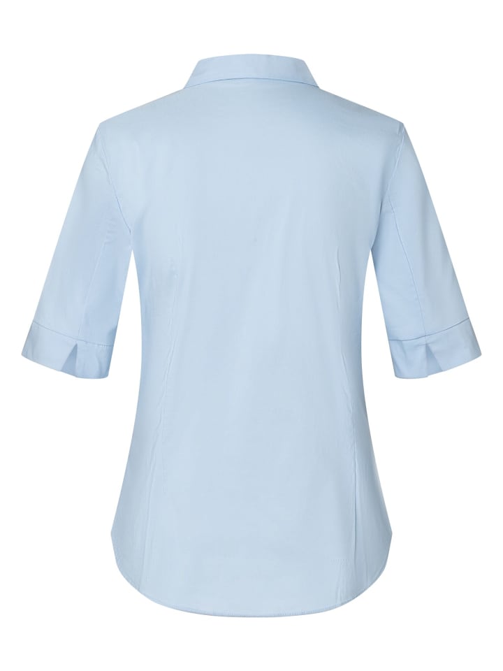 More & More Basicbluse in blau günstig kaufen 34