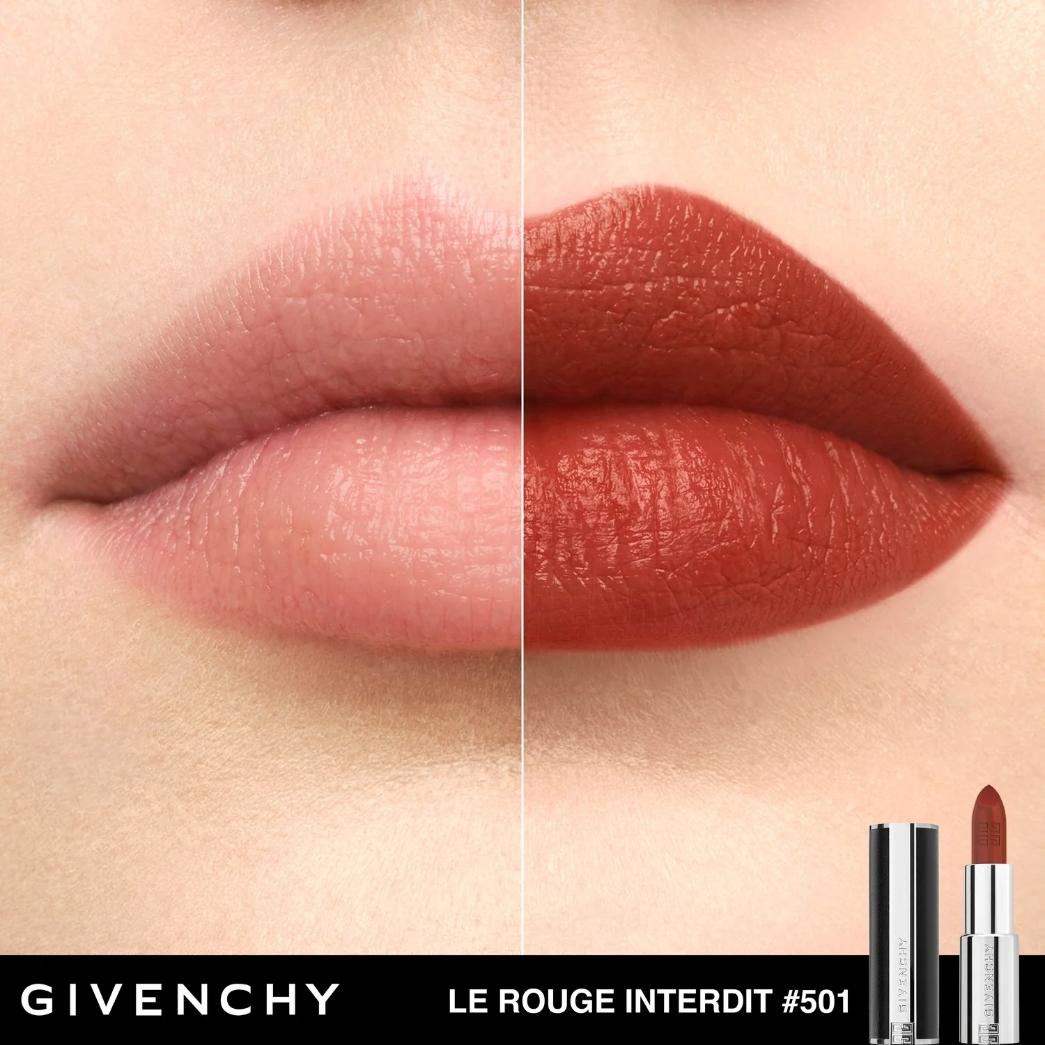 Le Rouge Interdit Barra de labios Seda Intensa