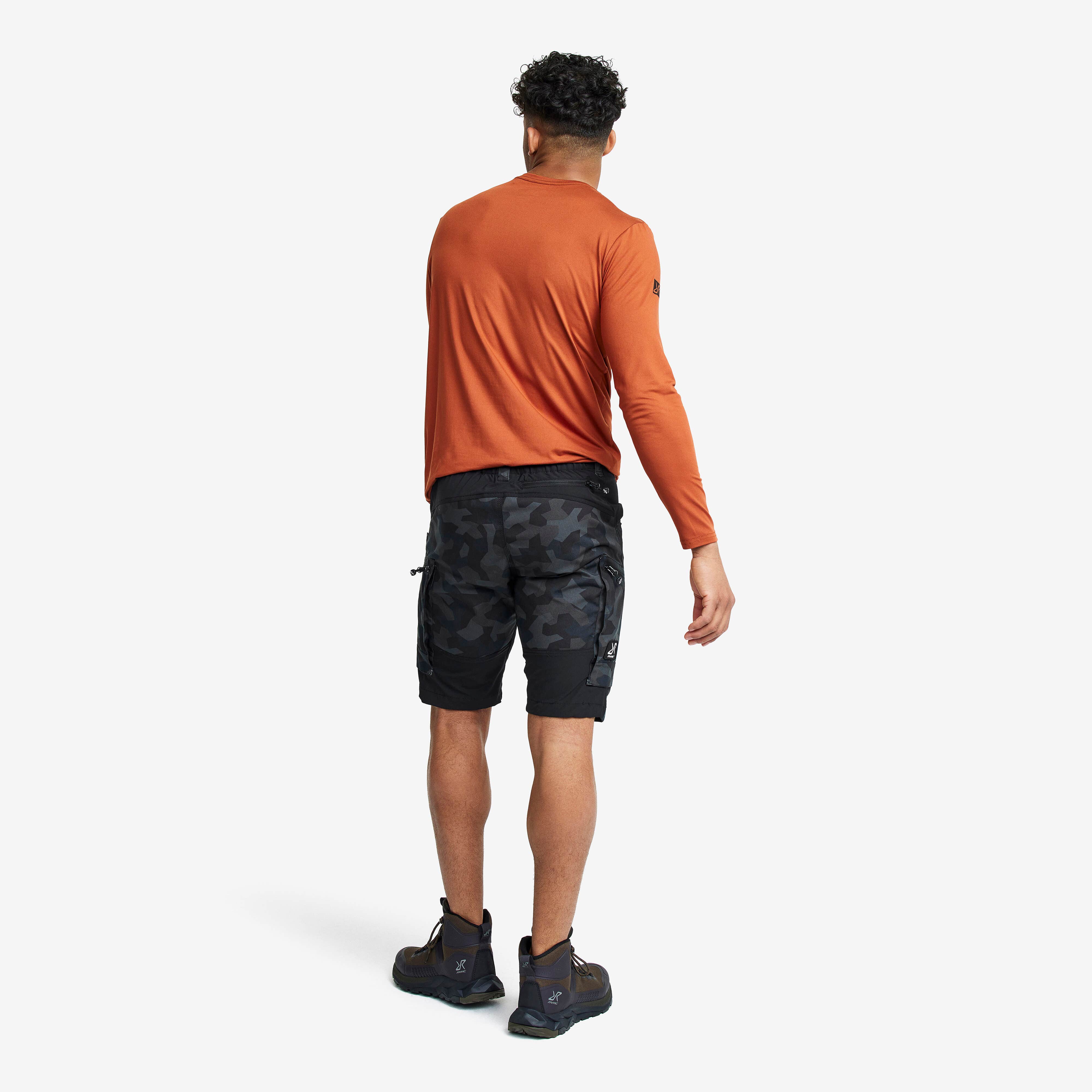 RVRC GP Shorts Homme Anthracite Camo