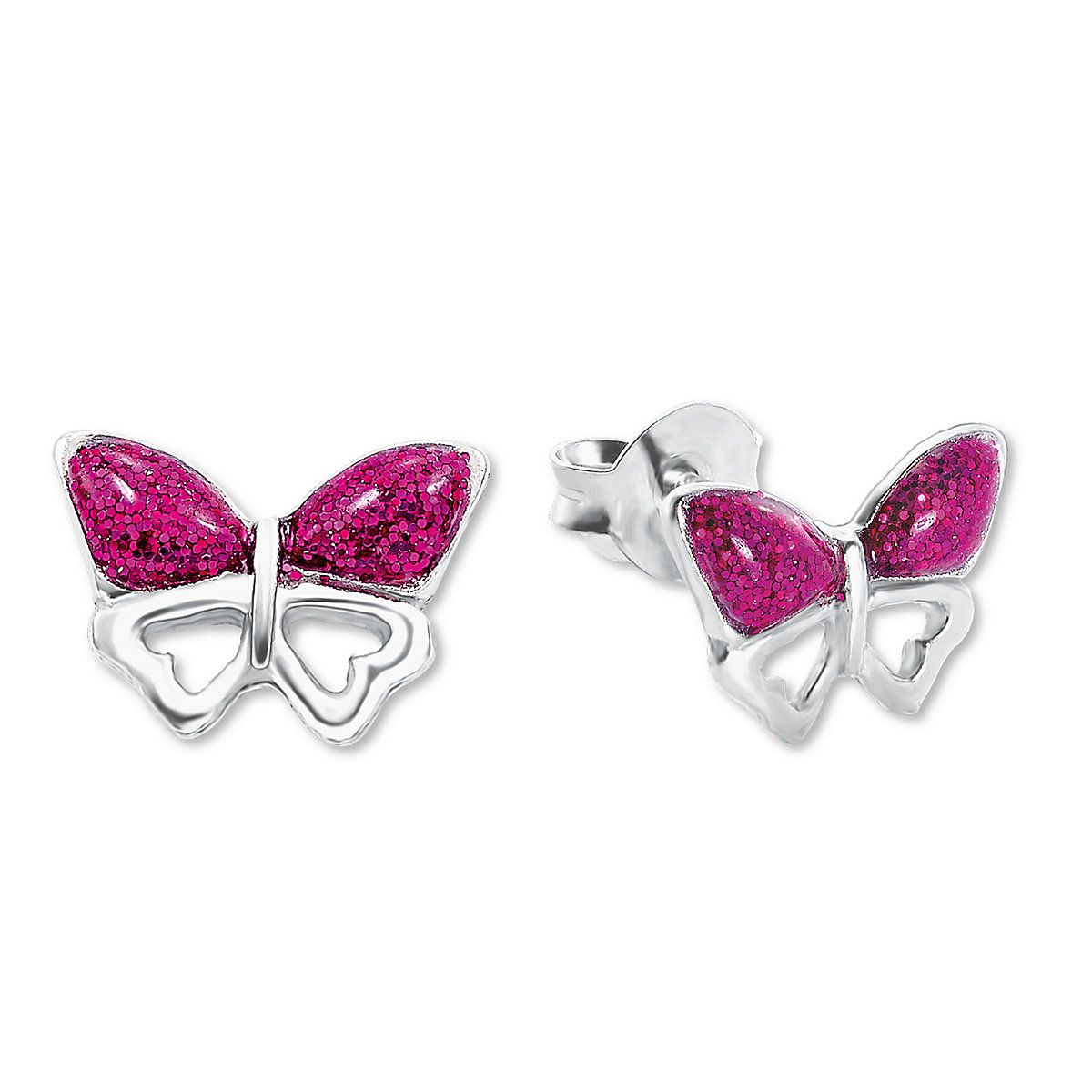 Ohrstecker für Mädchen, 925 Sterling Silber | Schmetterling Ohrstecker für Mädchen