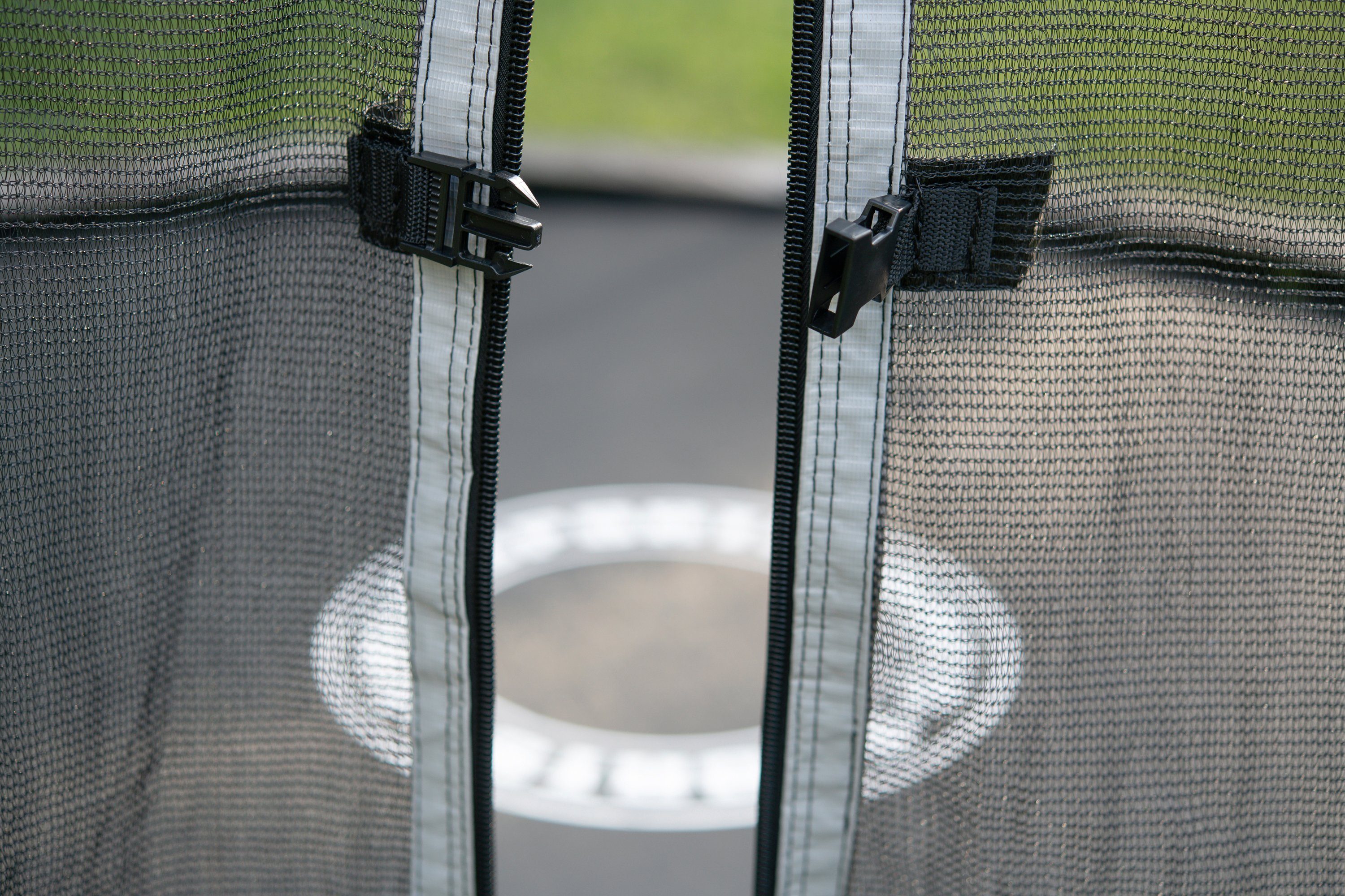 50NRTH Gartentrampolin Sportspower, Ø 244 cm, mit Sicherheitsnetz, schwarz