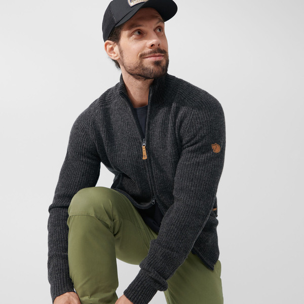 ÖVIK ZIP CARDIGAN KNIT M Herren - Wolljacke