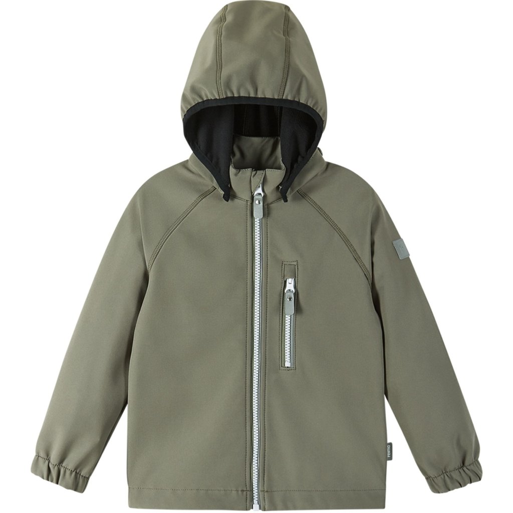 Reima Vantti Greyish Green Kinder Softshelljacke