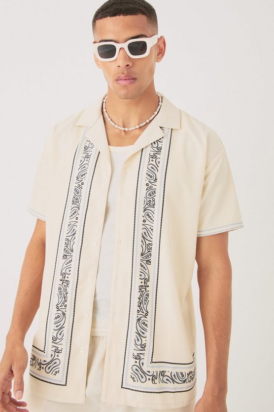 Weiches Oversize Twill-Hemd & Hose