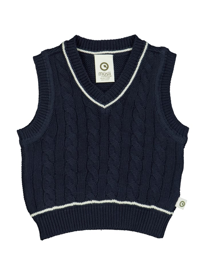 müsli Babystrickpullunder in nblue günstig kaufen