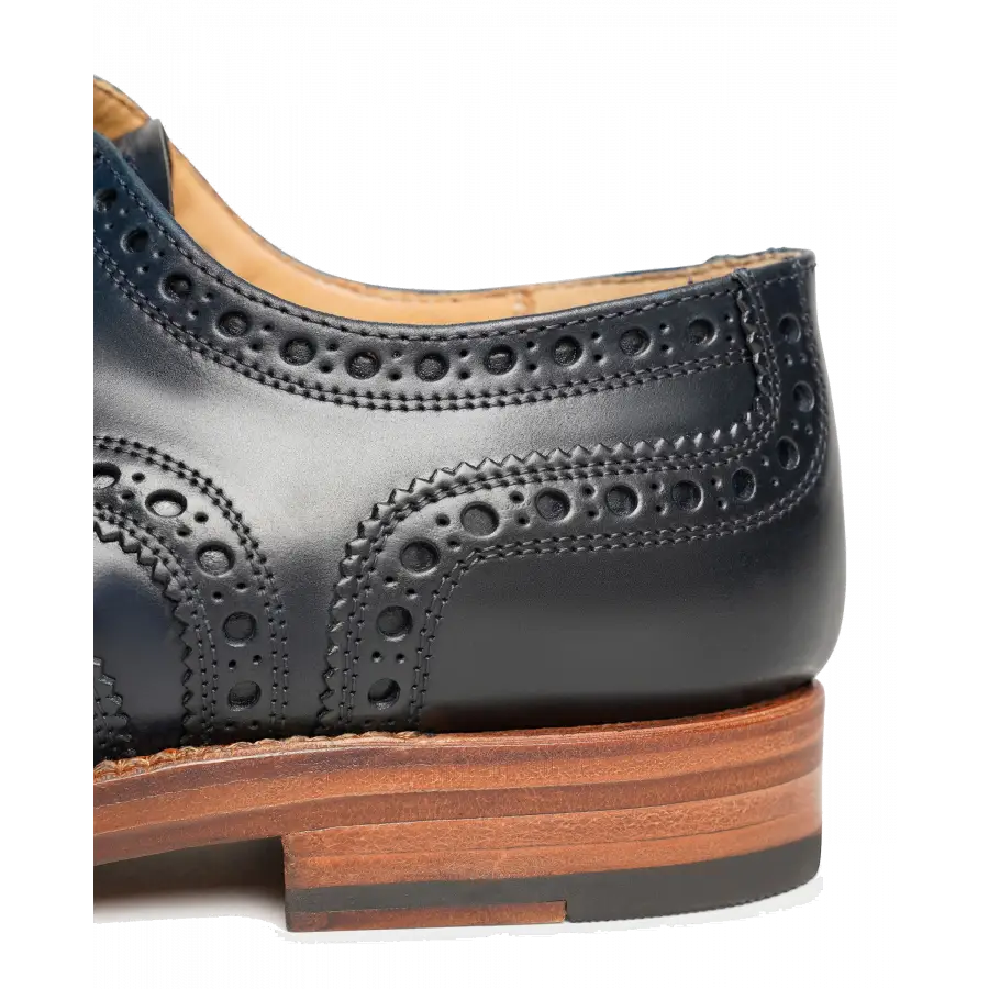 Heinrich Dinkelacker - Businessschuhe Derby JANOSH K FULL-BROGUE C Cordovan - blau