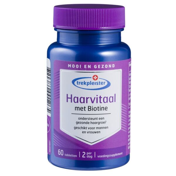 Trekpleister Haarvitaal Biotin Tabletter 60 stk