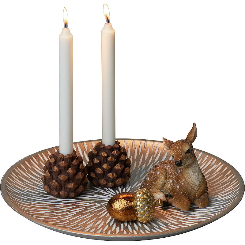 Home Dekorfat India ø 40 cm champagne
