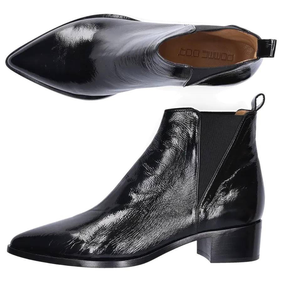 Pomme D`OR - Chelsea Boots 5180I Lackleder - schwarz
