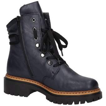 Rieker Schnür Boots in blau