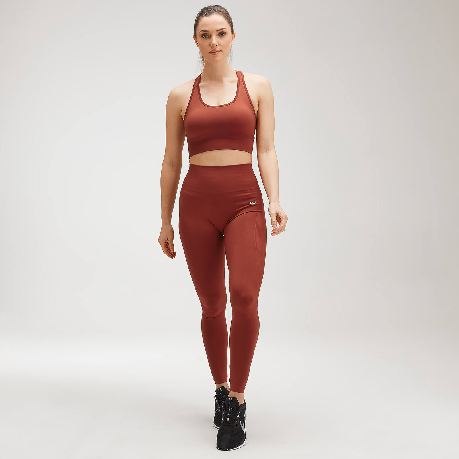 MP Women's Shape Seamless Ultra Leggings - Burnt Red