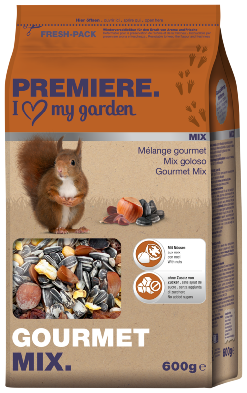 PREMIERE Eichhörnchen PREMIERE Eichhörnchenfutter Gourmet Mix 600g