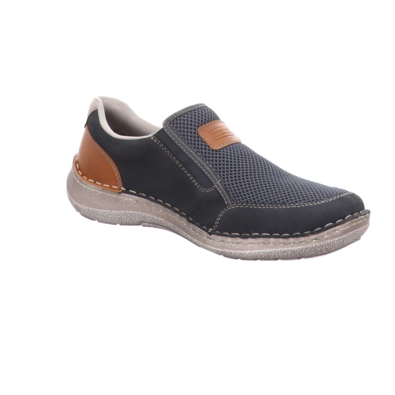 RIEKER Komfort Slipper blau Rieker 03053 blau