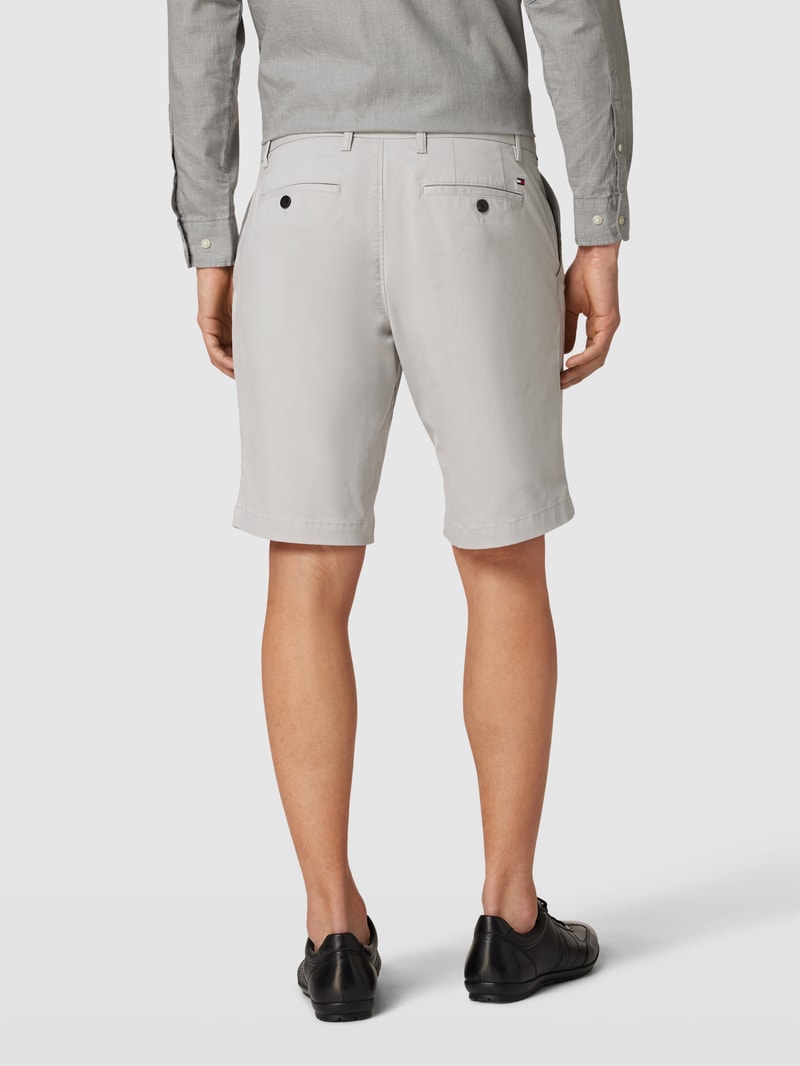 Chino-Shorts mit französischen Eingrifftaschen Modell 'HARLEM' in hellgrau
