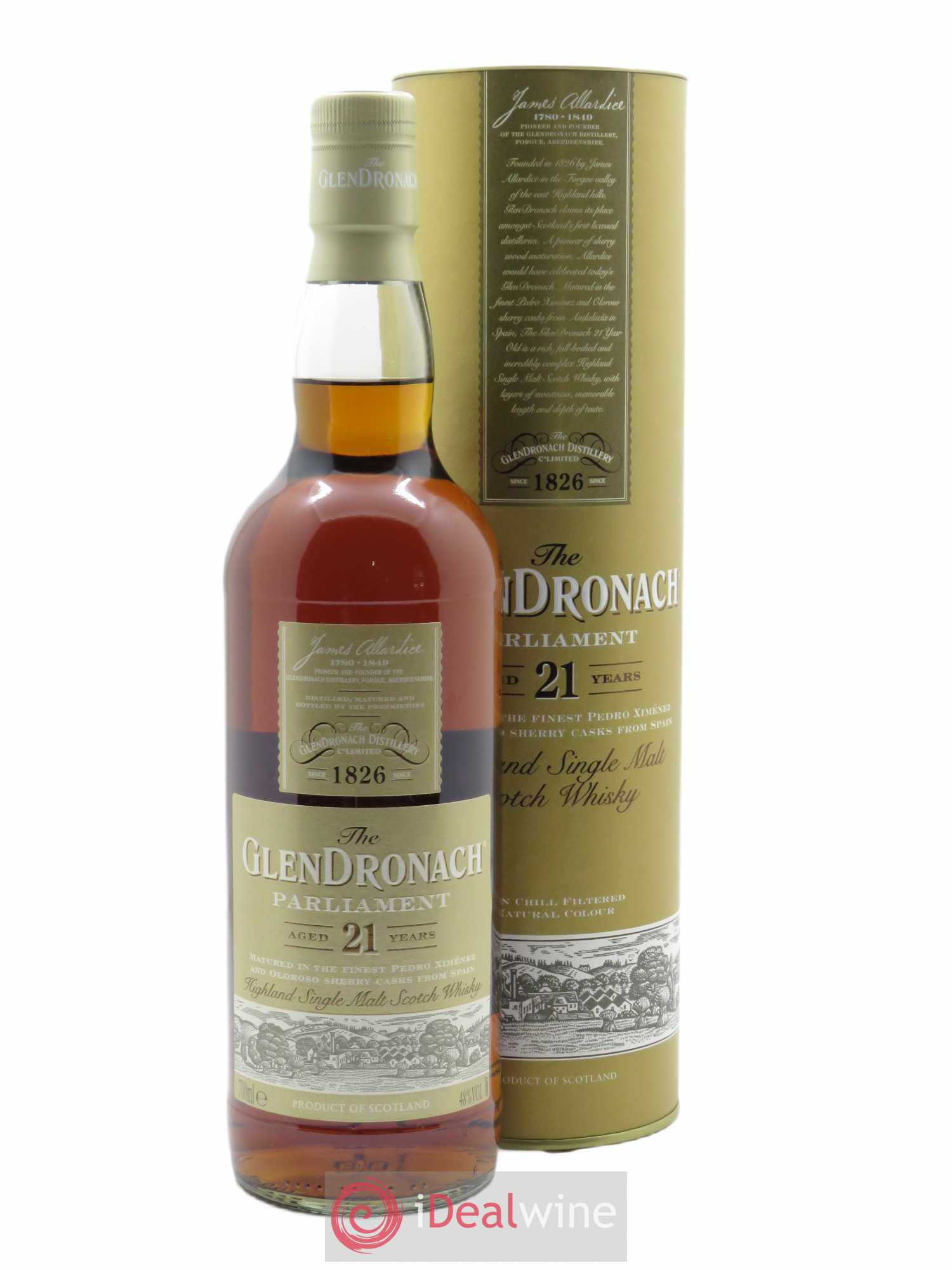 Whisky The Glendronach Parliament aged 21 years (70cl)  - Lot de 1 Bouteille