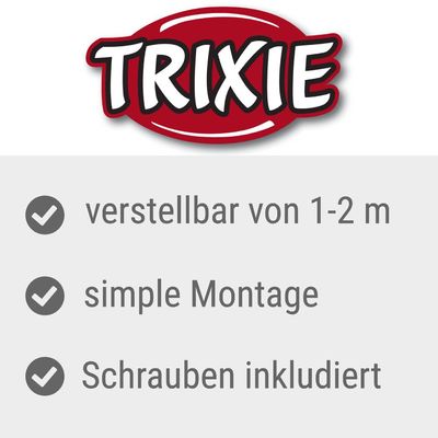 Trixie Katzennetz Geländer-Klemme mit Teleskopstange