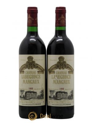 Château Labegorce Cru Bourgeois  1993 - Lot de 2 Bouteilles