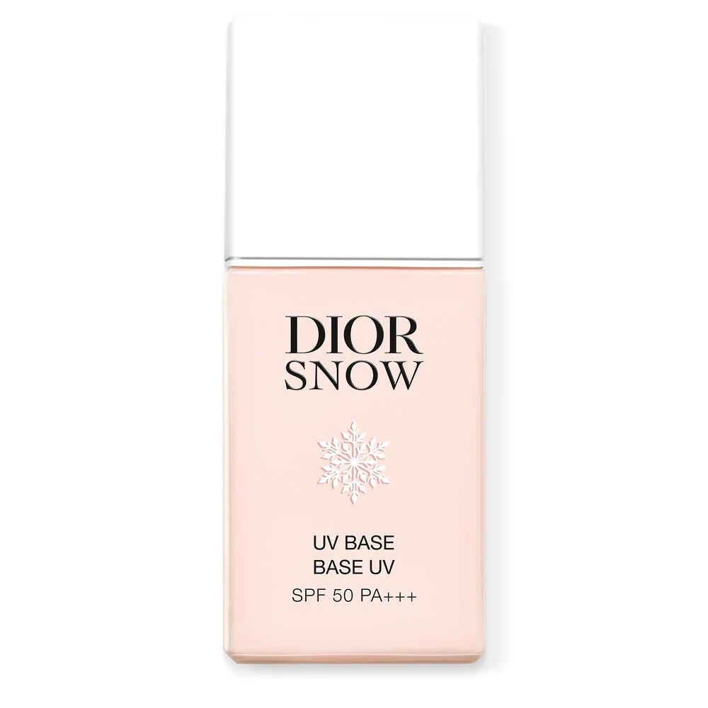 Pattanás elleni és ragyogást adó Dior Snow UV bázis - Védő kezelések, ragyogást adó sminkalap, magas védelemmel ellátott arcvédő.