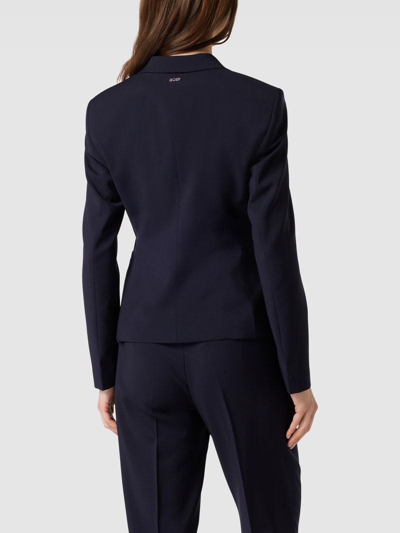 Blazer mit Knopfverschluss Modell 'Jarua' in marineblau