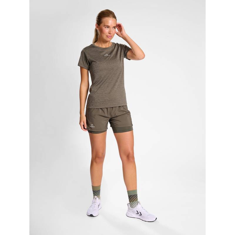 Newline nwlPACE MELANGE TEE WOMAN T-Shirt Damen