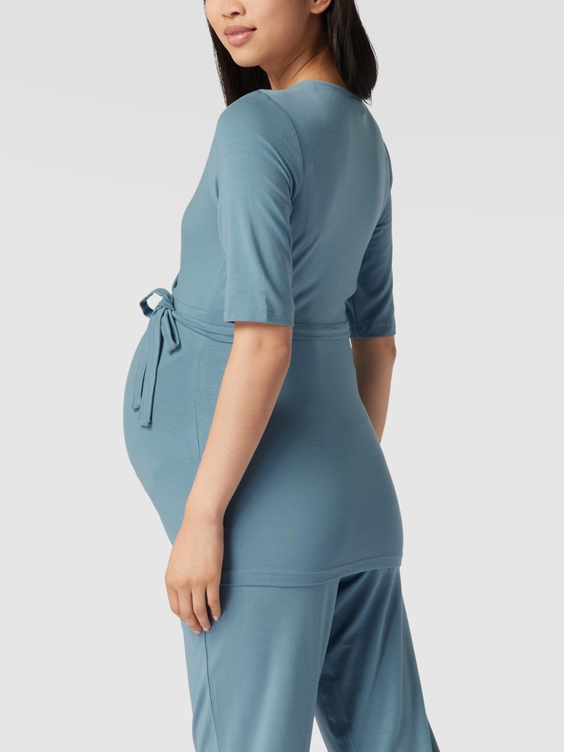 Umstands-T-Shirt mit Stretch-Anteil in bleu