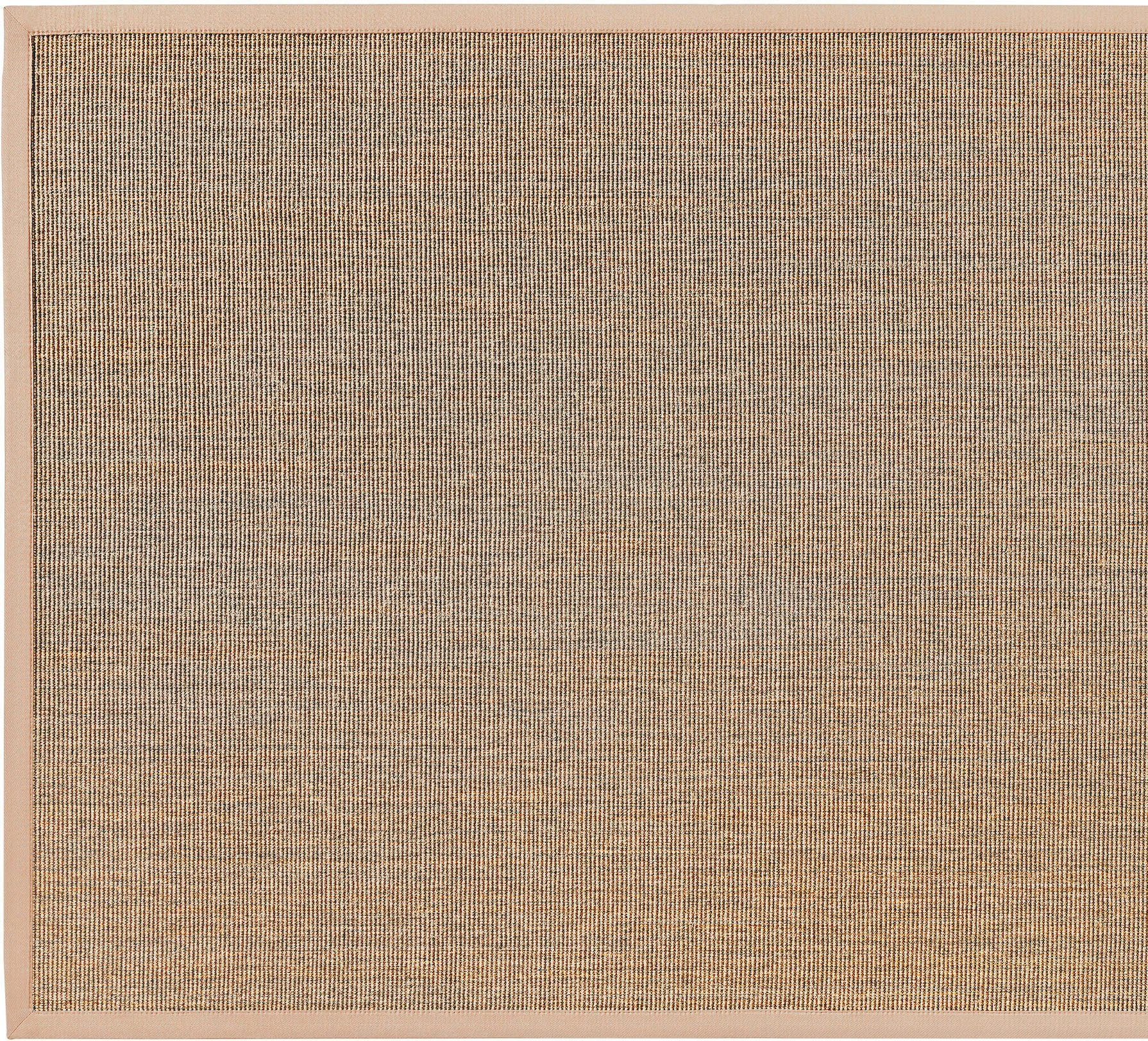 Sisalteppich Mara S2 mit Bordüre, Dekowe, rechteckig, Höhe: 5 mm, Flachgewebe, Material: 100% Sisal, Wohnzimmer