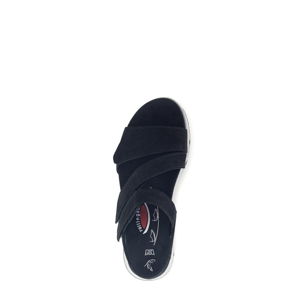 rollingsoft Trekkingsandale schwarz