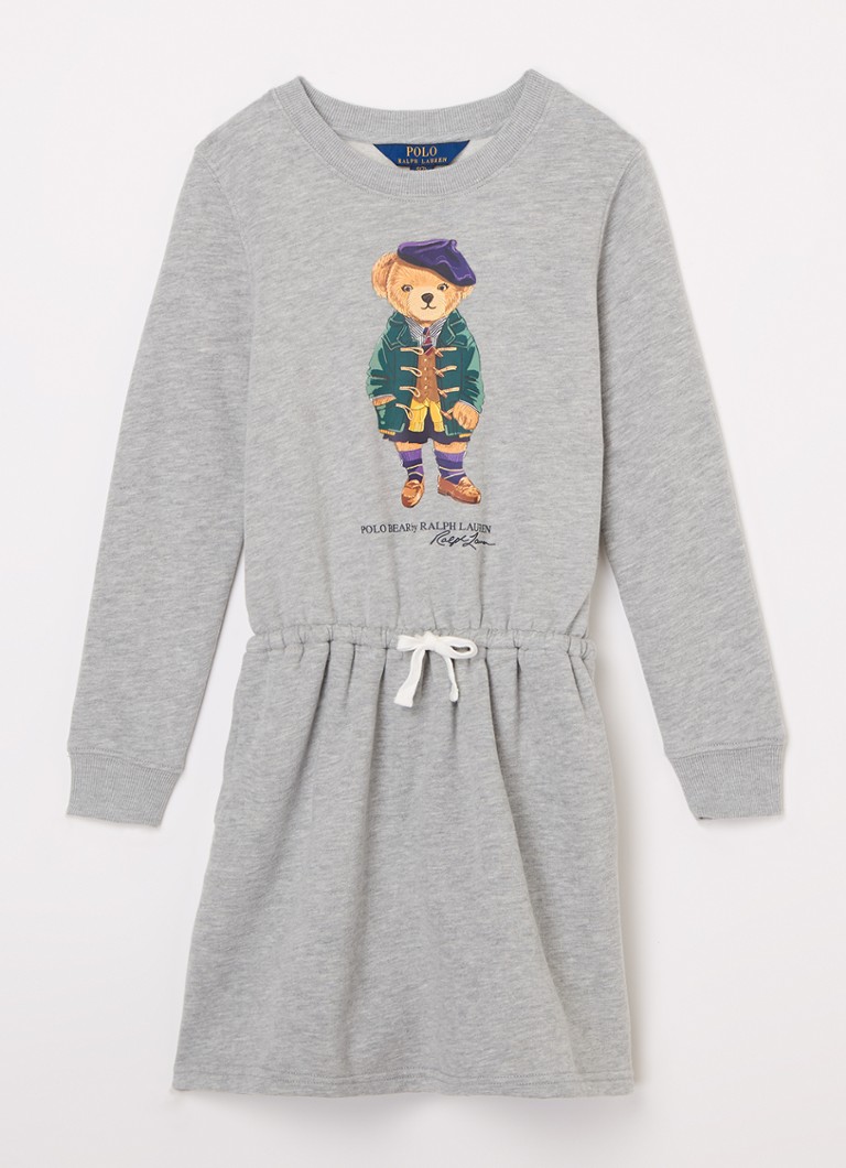 vestito maglione con stampa logo Ralph Lauren