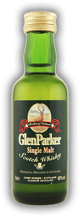 Glen Parker Single Malt Whisky 0,05 Liter Glen Parker Single Malt Whisky 0,05 Liter Rund mit zartem Malzcharakter. 0,05	 Liter - Vol 40%