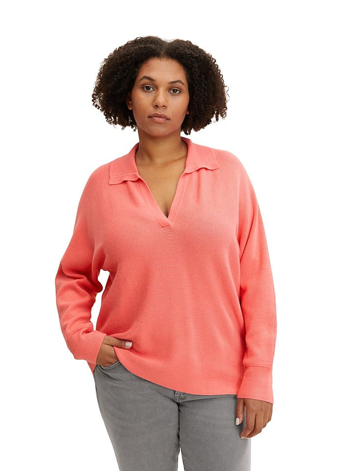 Tom Tailor Pullover in Koralle günstig kaufen 48