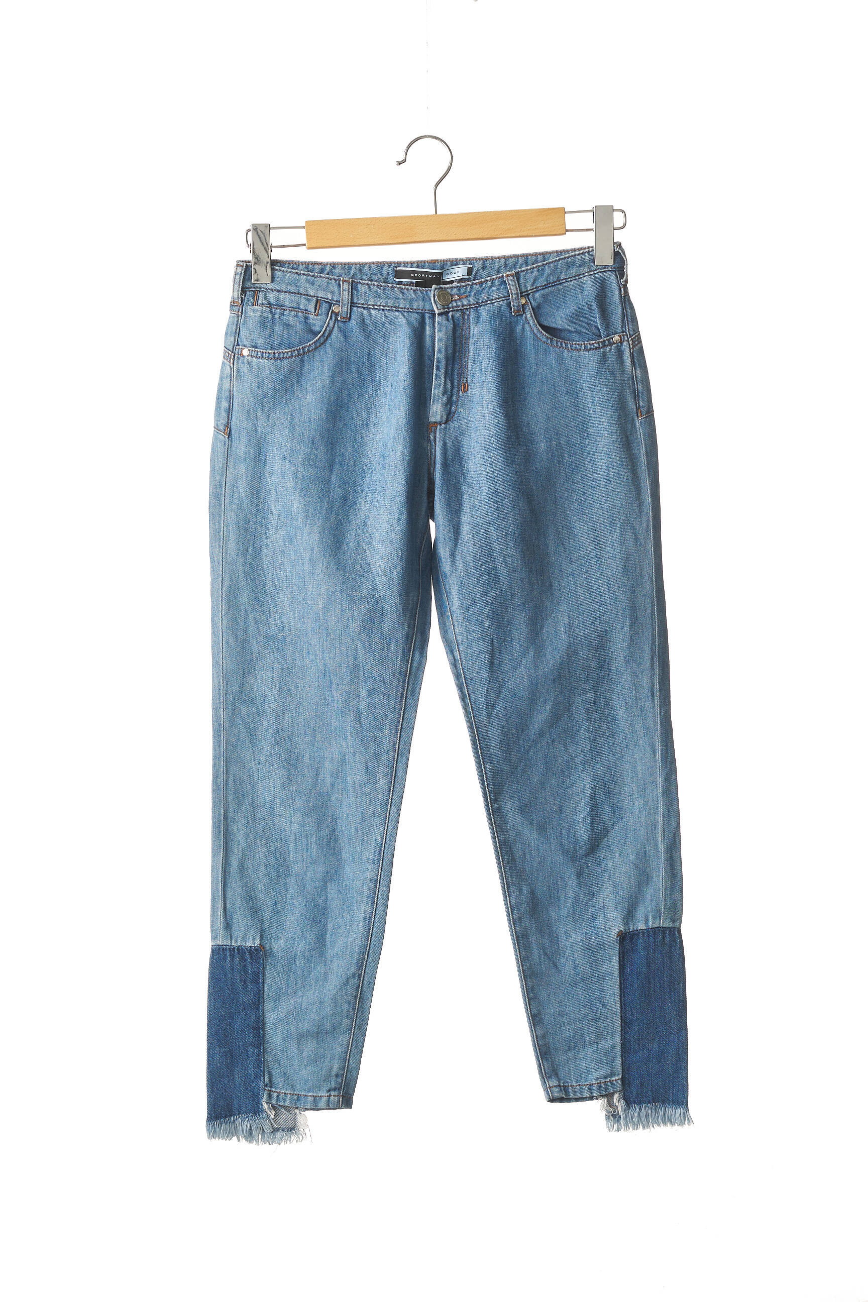 Sportmax Jeans Boyfriend Femme couleur bleu