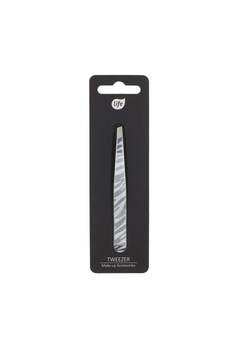 Life Zebra Silver дијагонална пинцета
