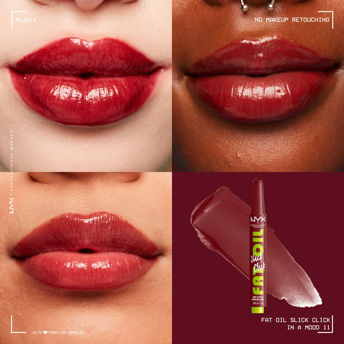 Lippenstift Fat Oil Slick Click 11 In a Mood, 2 g