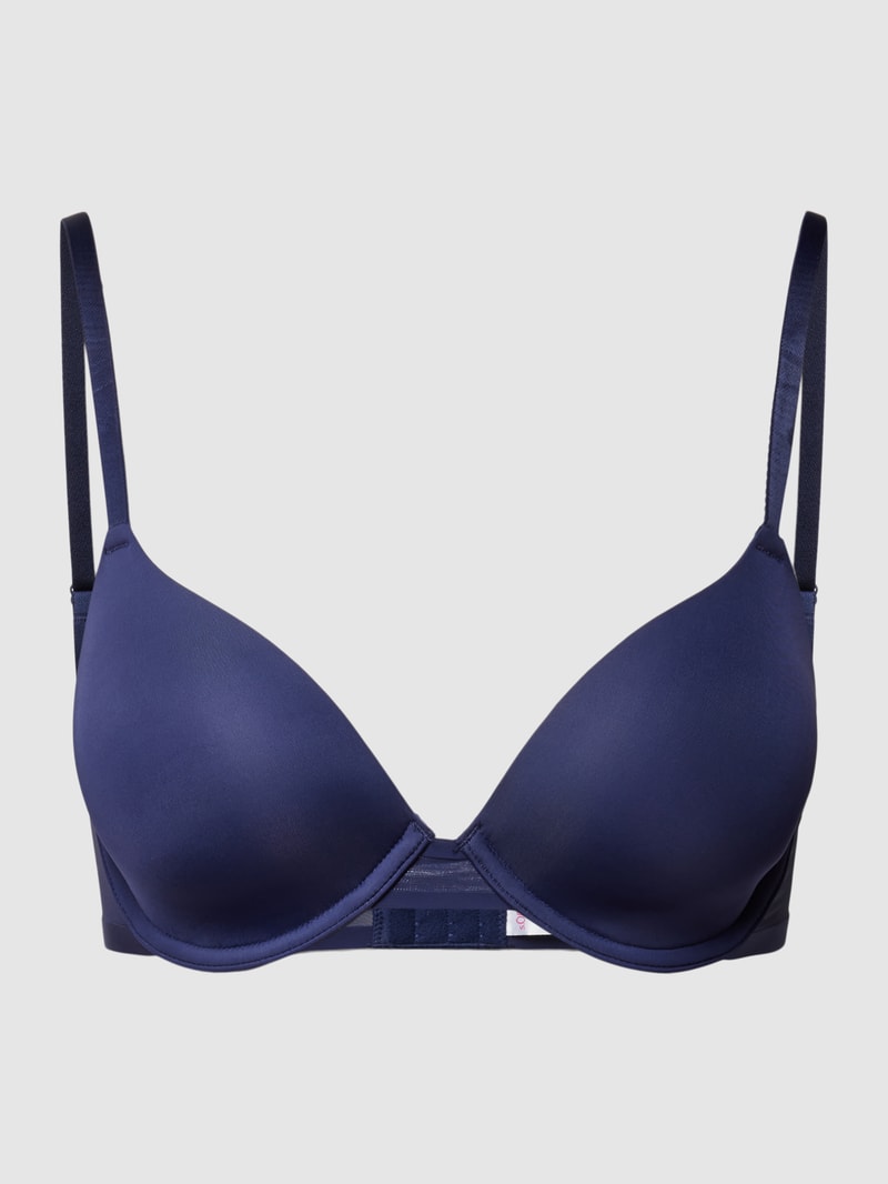Schalen-BH mit verstellbaren Trägern Modell 'Louise' in marineblau