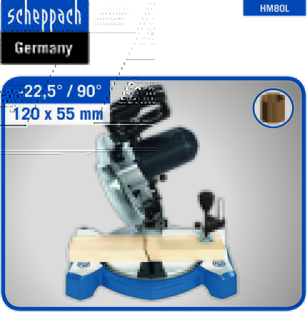 Scheppach Kapp- und Gehrungssäge HM210L