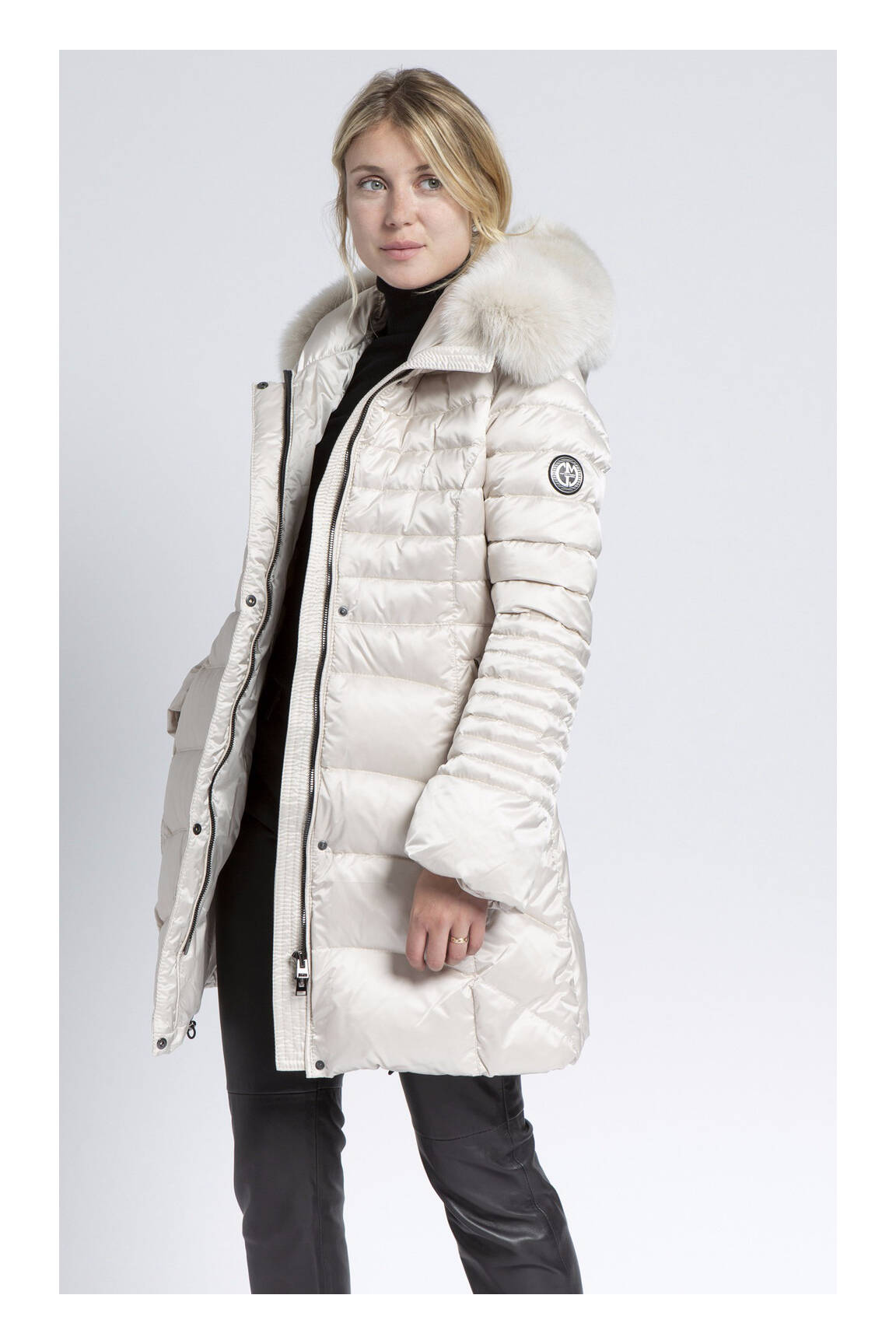 Giorgio Mario Doudounes Femme couleur beige