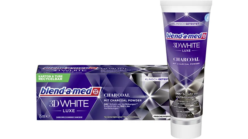 Blend-A-Med Zahnpasta 3D White Luxe Aktivkohle 75ml 75 ml